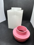 Brick 1x1 vase with removeable lid similar to  109865 flowers not included