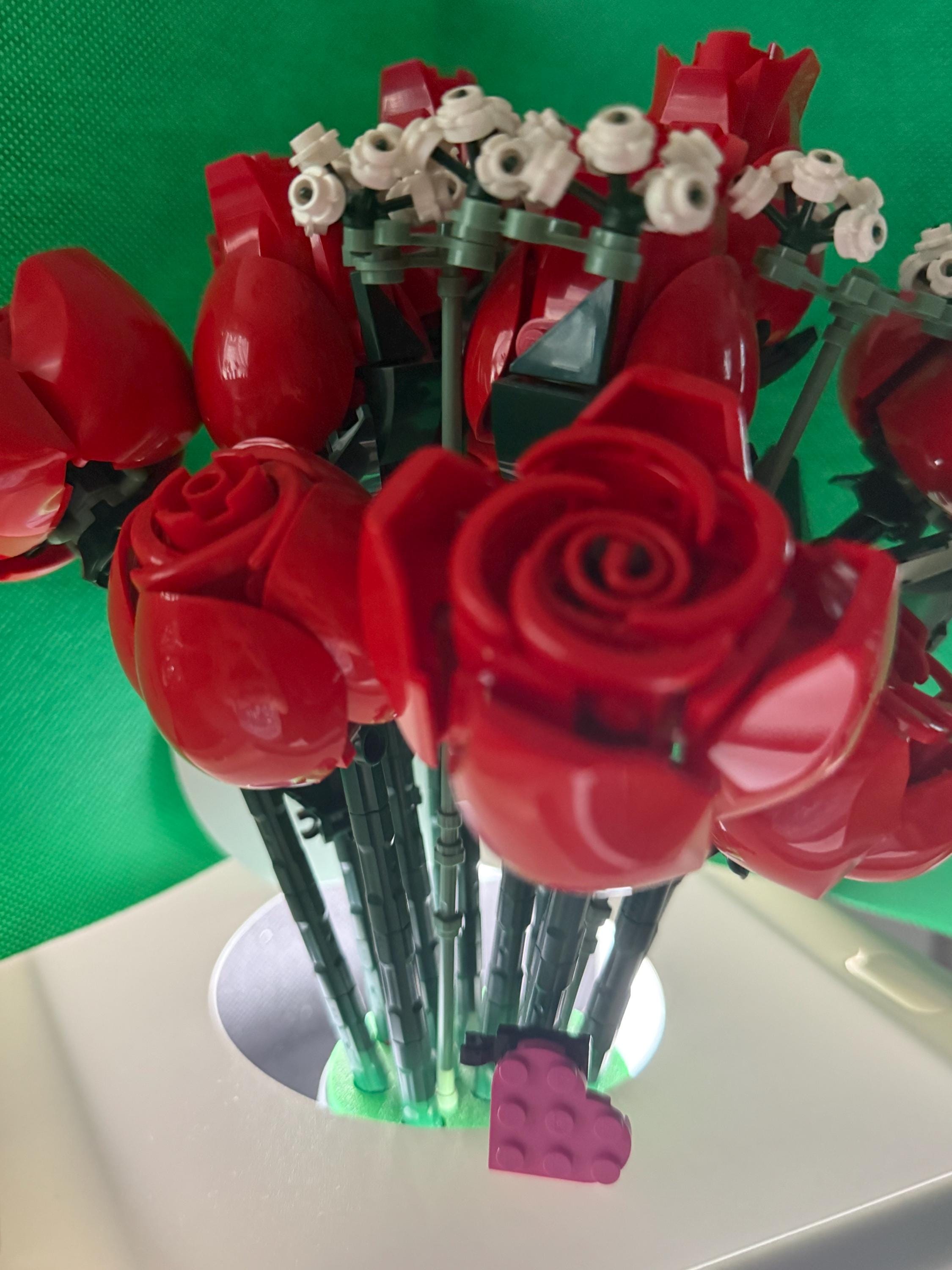 Bouquet vase insert (flower frog) for brick flowers compatible with Lego flowers made to fit your vase