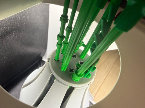 3D printed vase with insert compatible with Lego flowers