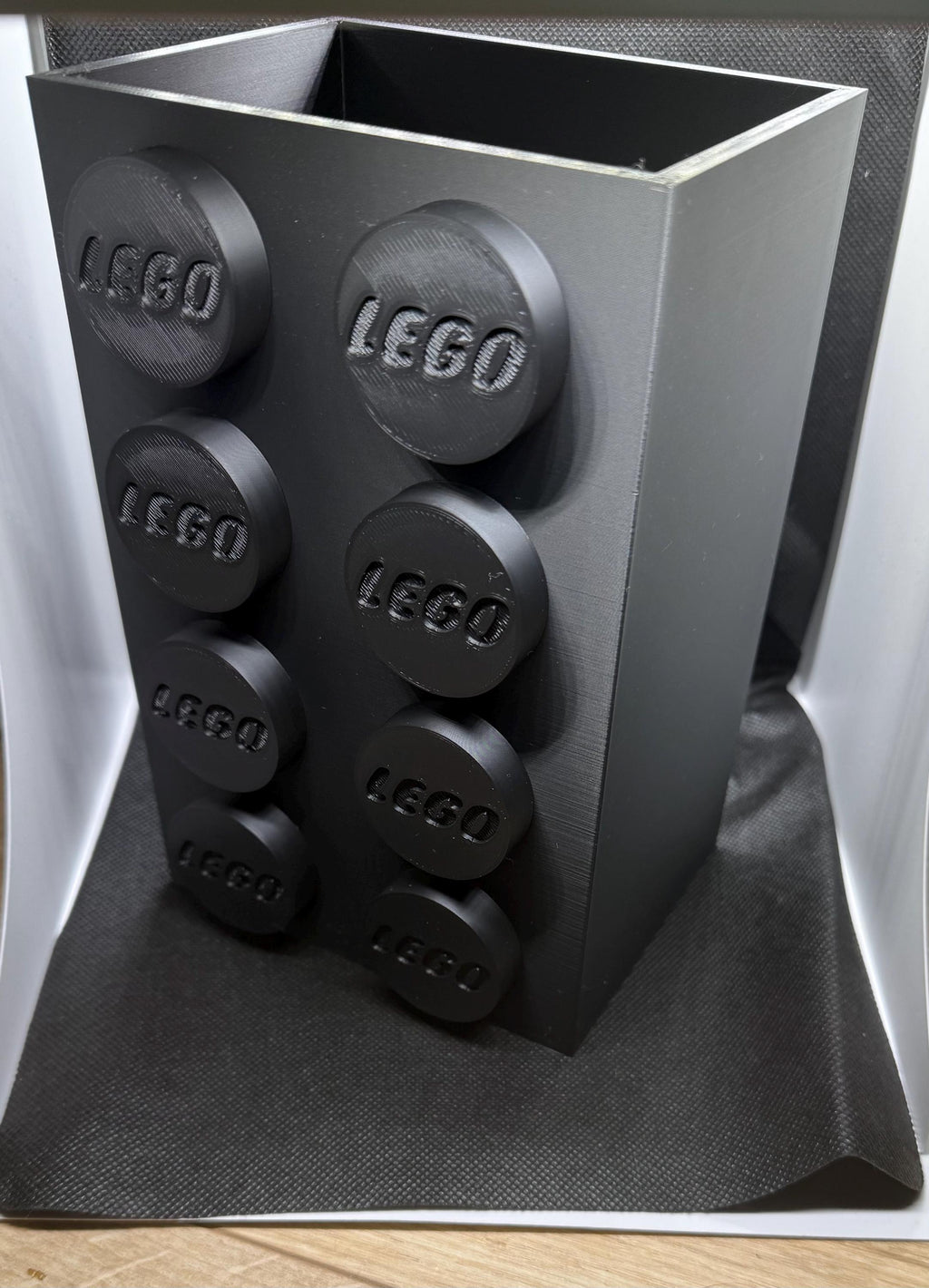 Brick inspired 2x4 brick vase flowers not included