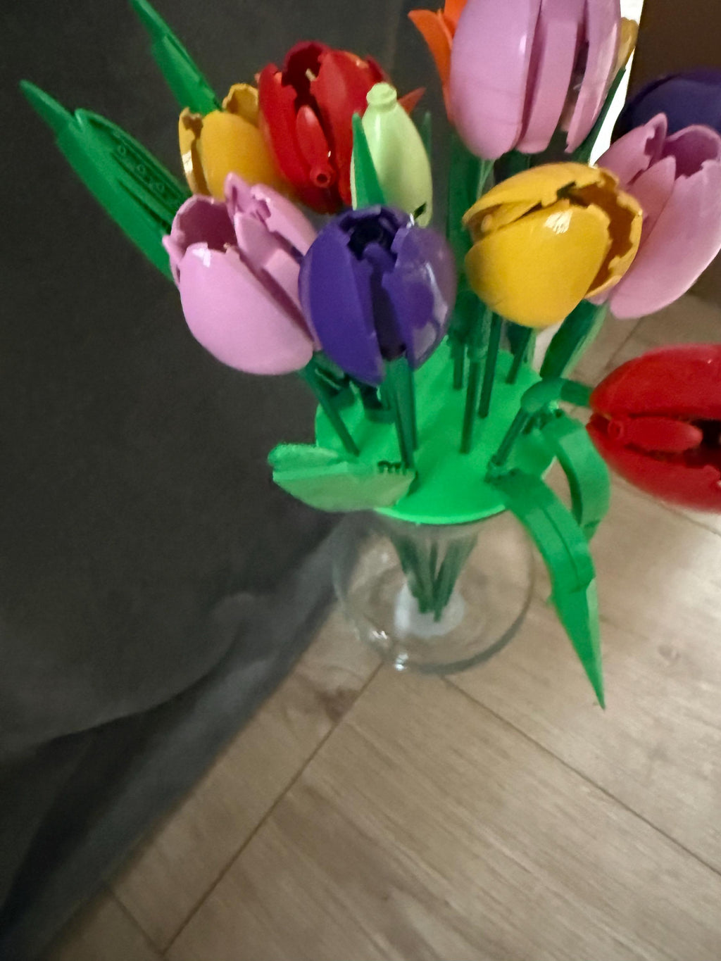 Vase display insert (flower frog) for vase flowers compatible with Lego made to fit your vase