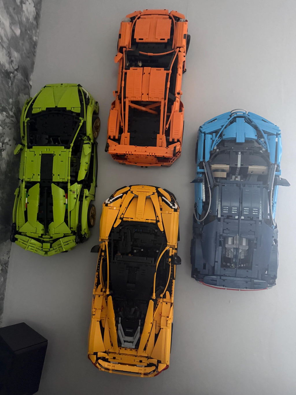 Lamborghini Sián Technics  display mounts -  compatible with Lego technic cars