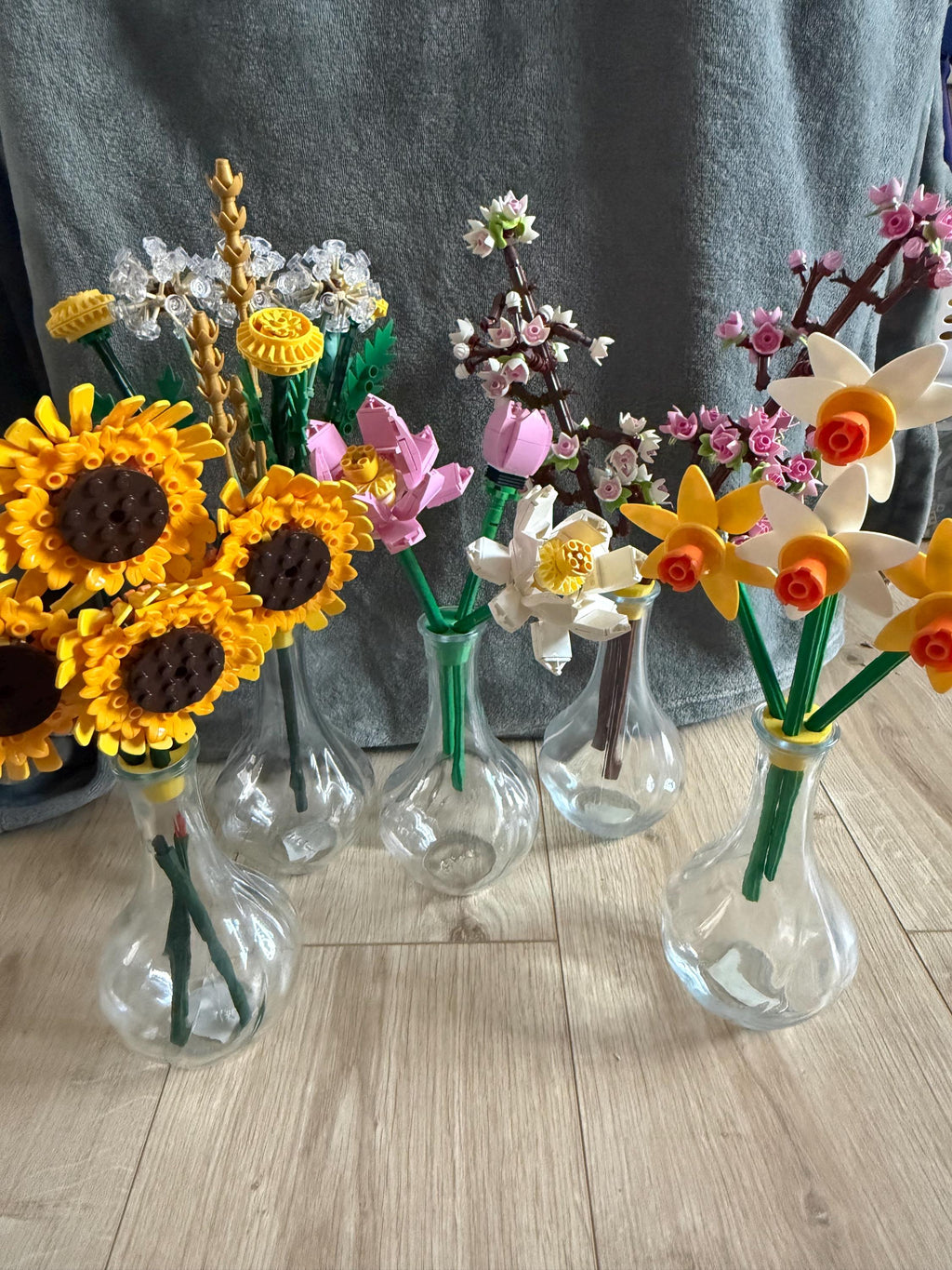 Bouquet Vase insert (flower frog)  brick flowers compatible with Lego made to fit your vase