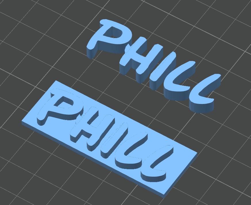 Personalised names any SHAPE, SIZE, FONT