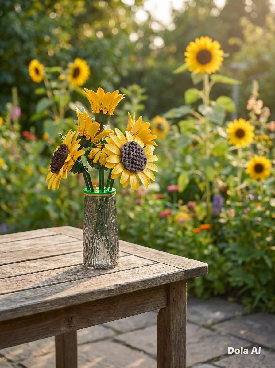 Lego Flower Vase Insert, (flower frog) Bouquet Holder for Lego Flowers, made to fit your vase