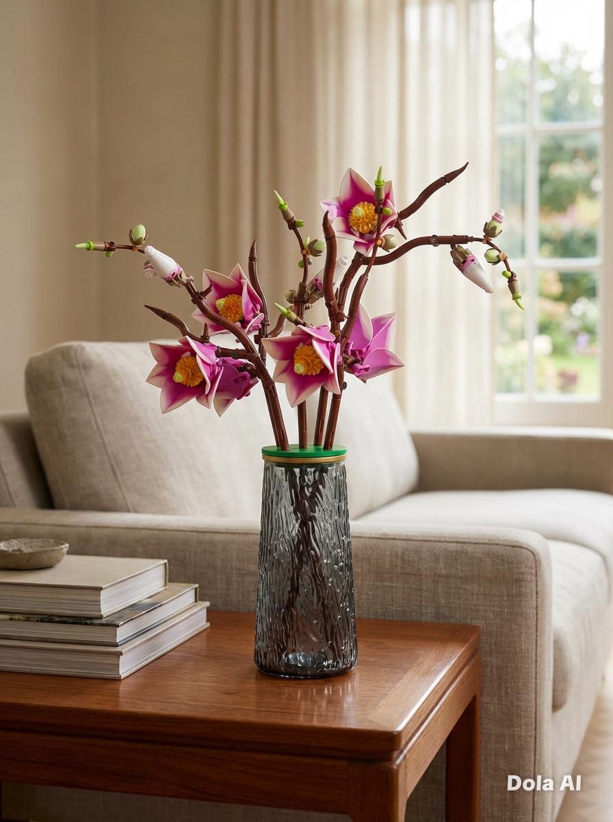 Lego Flower Vase Insert, (flower frog) Bouquet Holder for Lego Flowers, Gift for Lego Lovers made to fit your vase